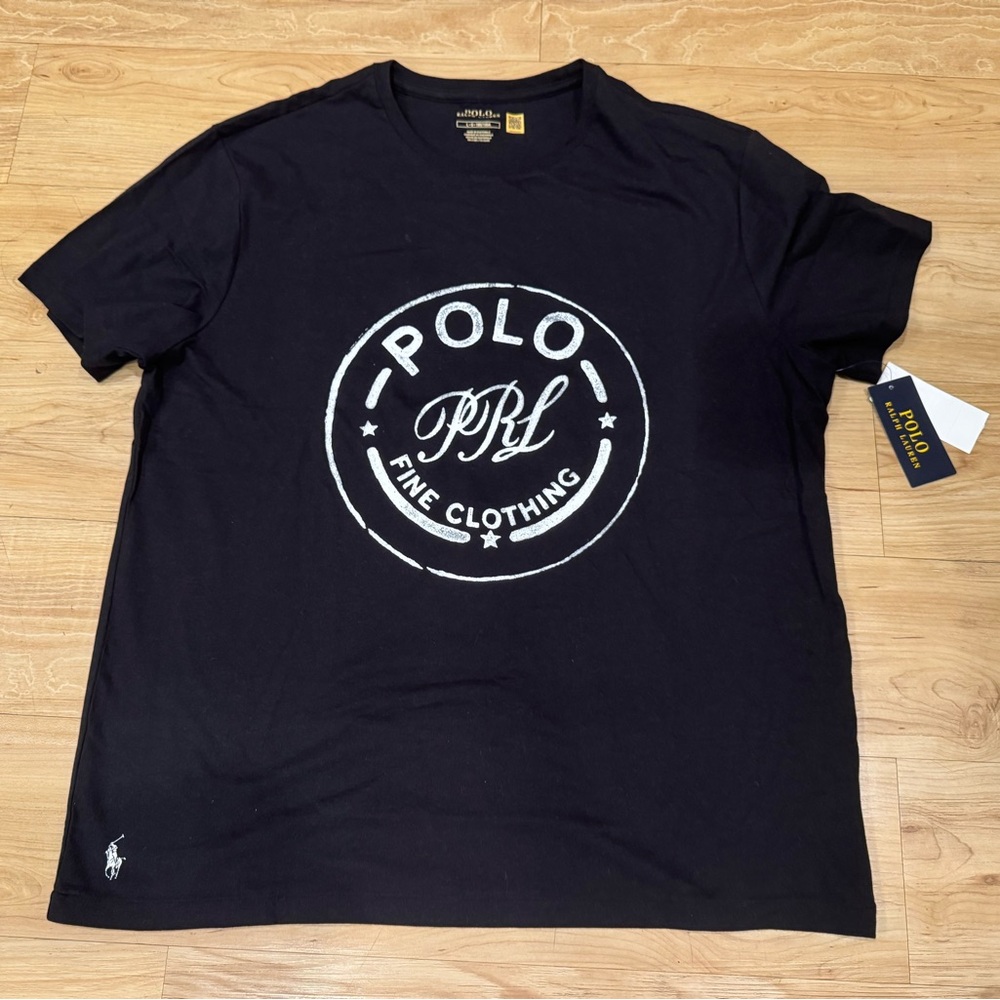 Polo Ralph Lauren Men’s PRL Fine Clothing Pony Logo T-Shirt Tee Black NWT L
